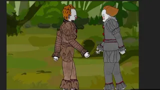 IT Pennywise 2017 VS IT Pennywise 2019 Drawing cartoon 2