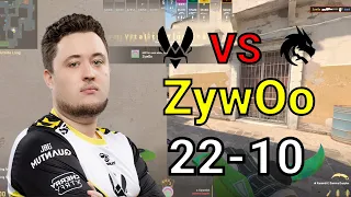 CS2 Vitality ZywOo VS Spirit (22-10) Dust2 | Jun 2, 2024 | POV DEMO #cs2