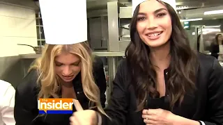 QuickClipsHQ - VS Angels Stella Maxwell & Lily Aldridge Reveal Their Pre Fashion Show Diets