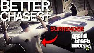 Realistic Police Chases in GTA V | Better Chases + Mod PC