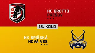 13.kolo HC Grotto Prešov - HK Spišská Nová Ves HIGHLIGHTS