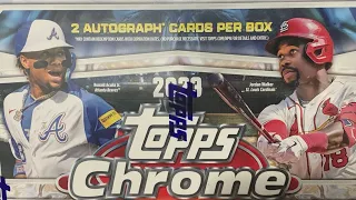 2023 Topps Chrome Update Breakers Delight Box 1 MVP Image Variation; RC auto ; Ray Wave auto & Lava!