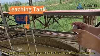 Gold Leaching Tanks in Action - Witness the Precious Metal Extraction Process!