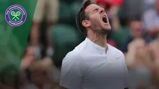 Juan Martin Del Potro advances to the quarter-finals | Wimbledon 2018