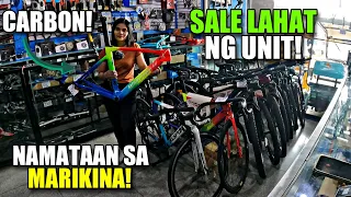 NAMATAAN SA MARIKINA! LAHAT NG UNIT SALE! CARBON FRAME ROAD BIKE MTB  AT MGA BIKE PARTS NGAYON!