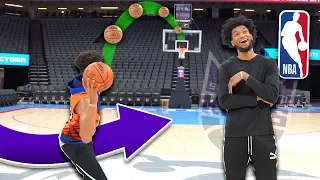 CRAZY Basketball Trickshots Inside NBA Arena vs Marvin Bagley III