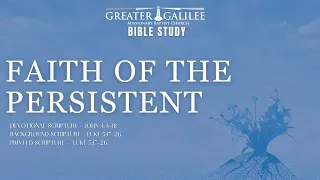 Greater Galilee Missionary Baptist Church Bible Study Lesson 4/10/24