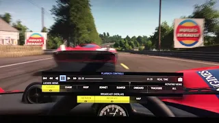 Ferrari 512 S Long Tail at Le Mans 1971 passing  Porsche 917  on Mulsanne Straight (Project Cars 2)