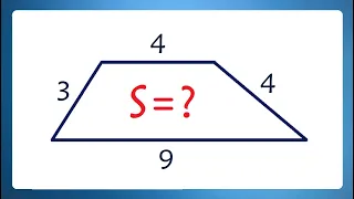 Найдите площадь трапеции