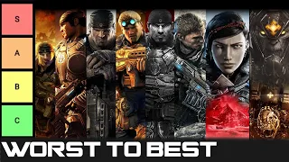 Worst to Best - Gears of War Games (Tier List)