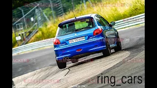 1. Runde Nordschleife Touristenfahrten am 10.7.2022 mit meinem Peugeot 206 RC