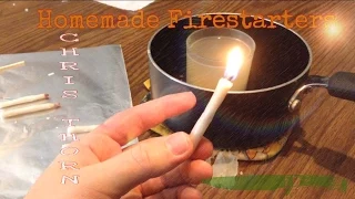 DIY - Self Igniting Homemade Survival Matches - Candles - Fire Starters