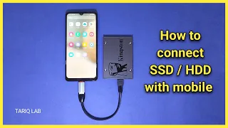 How To Connect SSD To Mobile