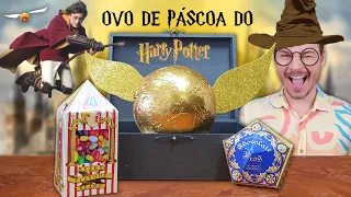 PROVAMOS O OVO DE PÁSCOA DO HARRY POTTER, SAPO DE CHOCOLATE E FEIJÕES MÁGICOS - Vale a pena?