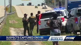 St. Lucie County deputies pull over car involved in Hollywood robbery, shooting