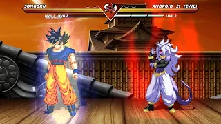 GOKU ULTRA INSTINCT vs EVIL ANDROID 21- Highest Level Insane Fight‼️