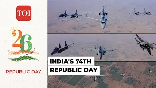 Republic Day 2023: A bird eye's view of Indian Air Force's spectacular formations