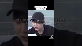 SURAT SUGA UNTUK SOEKJIN HYUNG #JIN #BTSAMRY #SUGA