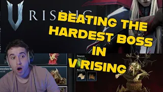 BEATING THE HARDEST BOSS IN V RISING!