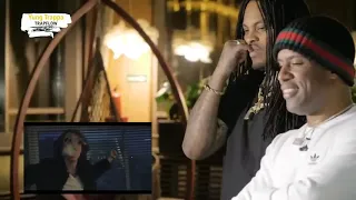 Waka Flocka Flame смотрят клип Yung Trappa