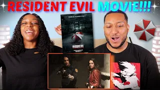 "RESIDENT EVIL: WELCOME TO RACCOON CITY" Official Trailer REACTION!!!