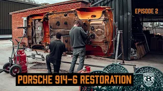 Porsche 914 - 6 restoration - Episode 2 - At the Sandblasters