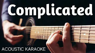 Complicated * Avril Lavigne *  Acoustic Guitar Karaoke