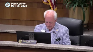 Dare County Board of Commissioners Meeting May 18, 2020