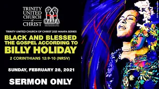 2/28/21 | The Gospel According to Billie Holiday | Rev. Dr. Otis Moss III