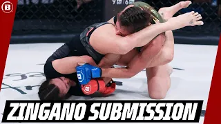 MASSIVE Takedown and Submission by Cat Zingano! | Bellator MMA