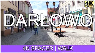 Darłowo - Poland, walking in Darłowo | 4K