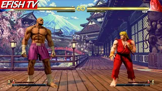 Classic Sagat vs Ken (Hardest AI) - STREET FIGHTER V