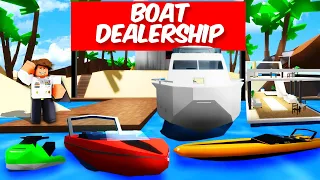 I Started a BOAT DEALERSHIP in Brookhaven RP!