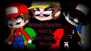 Nintendo characters react to Mario's Madness//Mod//part 3