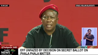 EFF Unfazed by decision on secret ballot on Phala Phala matter