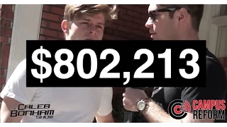 The Caleb Bonham Show: Students Shocked By Their Share of the National Debt