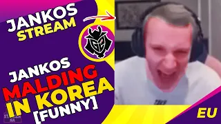 G2 Jankos MALDING in Korea [FUNNY]