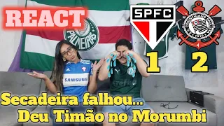 Reagindo React ao jogo São Paulo 1 x 2 Corinthians, válido pela 5ª Rodada do Paulistão 23.