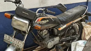 RESTORATION OF FOUR STROKE ENGINE MOTORCYCLE Abandoned - 1985 Honda GL MAX 125cc | Part 5