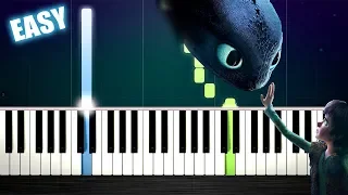 Test Drive (How To Train Your Dragon) - EASY Piano Tutorial by PlutaX