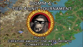 4 tier unit tournament: whos the strongest? (part 3)/ Heroes of Might and Magic 4 creature test