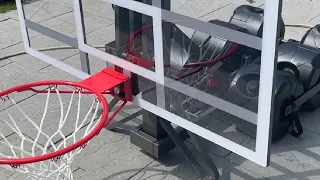 Replacing my old basketball hoop with the Tarmak B900
