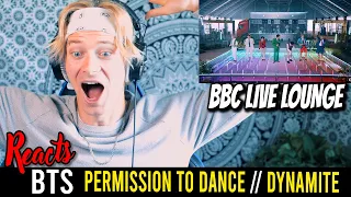 Producer Reacts to BTS - Permission to Dance & Dynamite (BBC Live Lounge)