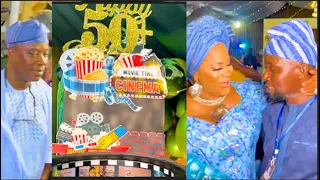 So Big! SEE Yoruba Actor Akin Olaiya's 1 Million Naira Birthday Cake As K1 De Ultimate,Kamilu kompo