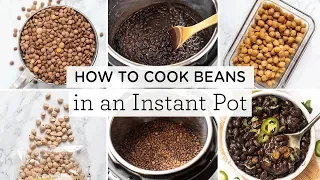 HOW TO COOK BEANS IN THE INSTANT POT ‣‣ & free printable guide