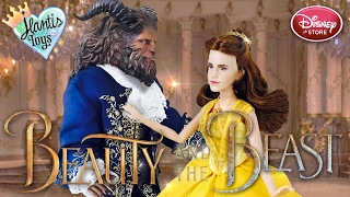 Disney Beauty and The Beast Live Action Belle & Beast Doll Review | Disney Store Film Collection