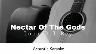 Lana Del Rey - Nectar Of The Gods (Acoustic Karaoke)