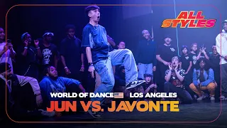 Jun vs. Javonte | ALL STYLES | World of Dance Los Angeles 2024 | #WODLA24