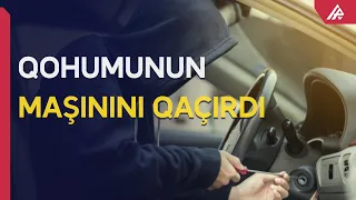 Qohumunun maşınını qaçırdı, Bakı-Quba yolunda tutuldu - APA TV