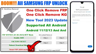 All Samsung FRP Bypass 2024 With New FRP Tool Fix Adb Enable Fail Android 11/12/13